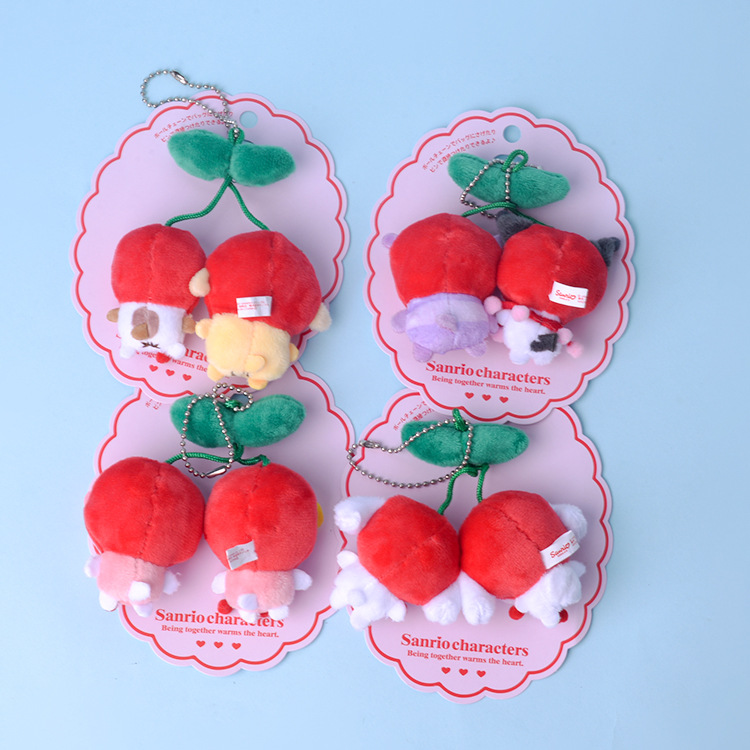 Sanrio Kawali Kuromi Hello Kitty My Melody Cinnamoroll подушка плюшевые игрушки плюшевый брелок мягкая кукла для детей подарок