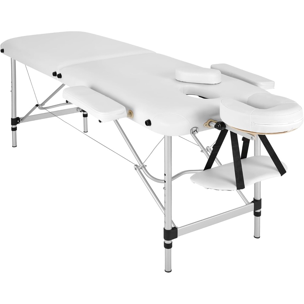 Mesa de masaje plegable, fisioterapia profesional, quiromasaje, tatuajes, Reiki, camilla estética profesional de aluminio