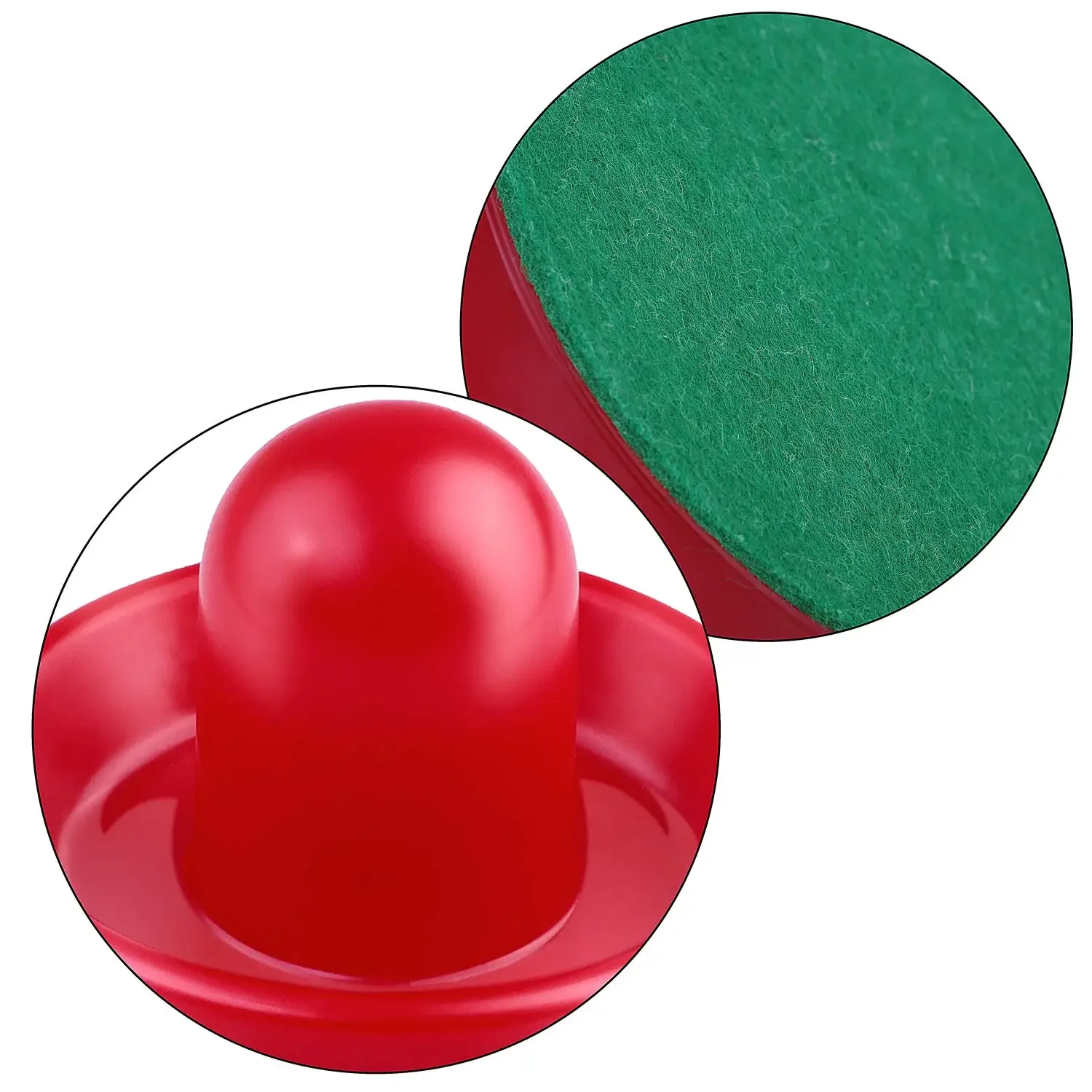 8pcs/set Standard Plastic Air Hockey Pushers And Pucks Replacement For Game Tables Goalies Accessories