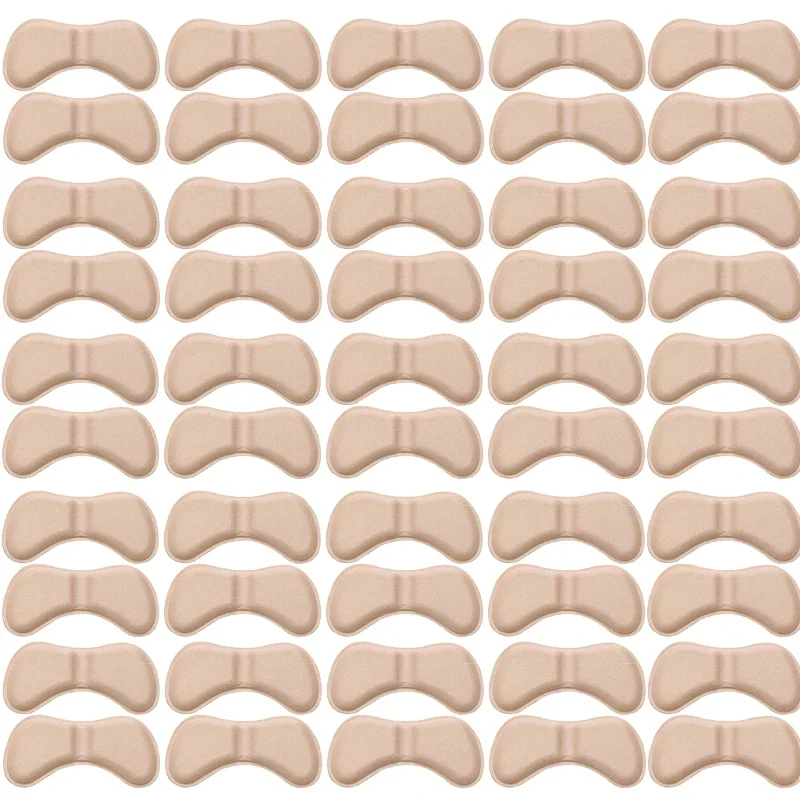 แผ่นรองในรองเท้า50ชิ้นแผ่นปะติด Relief ปวดป้องกันการสึกหรอแผ่นรองหลังเพื่อปกป้องส้นเท้าแผ่นรองรองเท้า