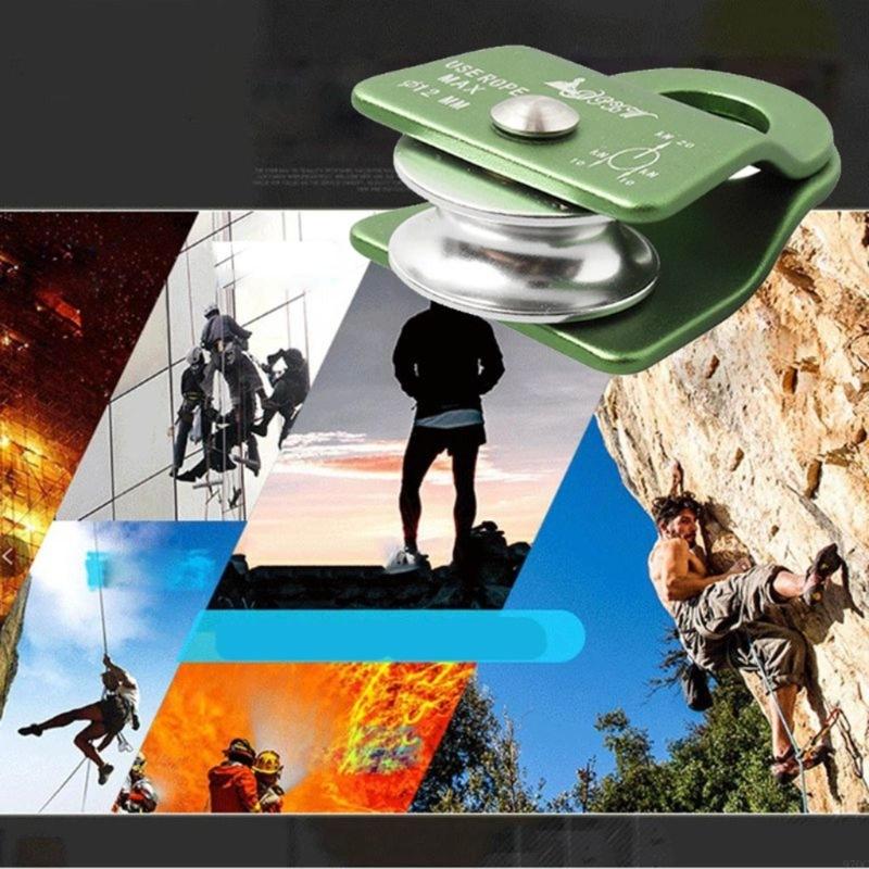 97QC Lifting Roller Roller polias escalada Metal Metal Metal para escalar