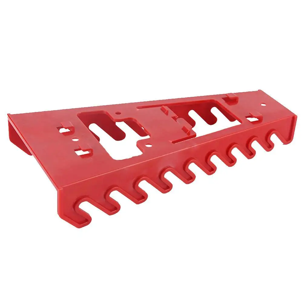 Organizador de estante de llaves de plástico, bandeja montada en la pared, herramientas de almacenamiento, clasificador de estante, soportes de llave estándar, soporte de llave para el hogar ﻿