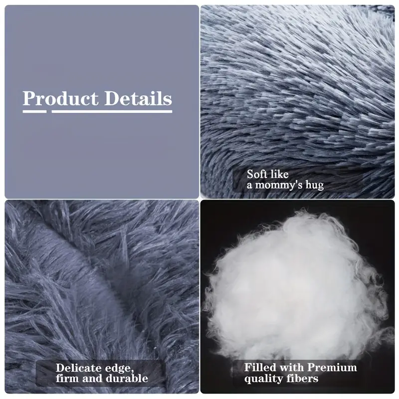 รอบเตียงสุนัขฤดูหนาว WARM Cat เตียงตะกร้า Plush สําหรับสุนัขล้างทําความสะอาดได้เตียงสัตว์เลี้ยงสําหรับสุนัขขนาดกลางขนาดเล็กโซฟาแมว