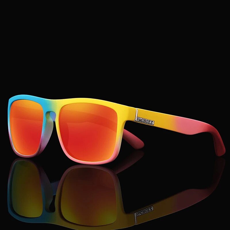 Marca VAGHOZZ, gafas de sol clásicas para hombre UV400, gafas de sol de pesca para mujer, gafas cuadradas para exteriores para hombre, gafas deportivas para conducir