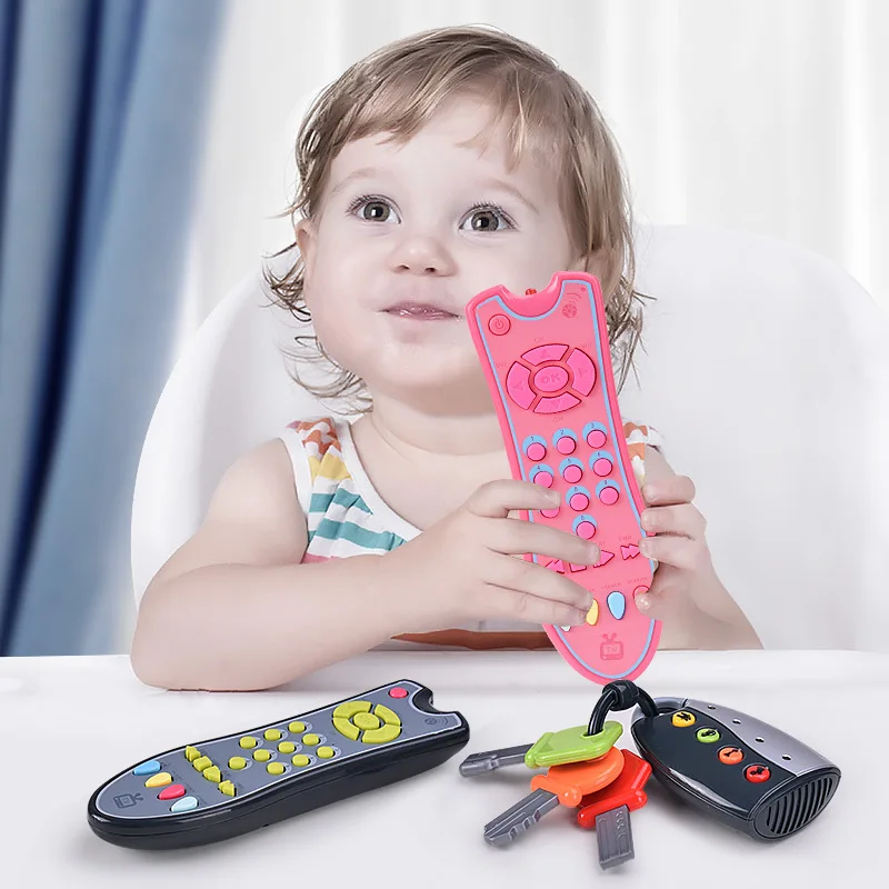 ベビーテレビリモコンキッズミュージカル早期教育感覚おもちゃ子供学習おもちゃライトサウンドギフト