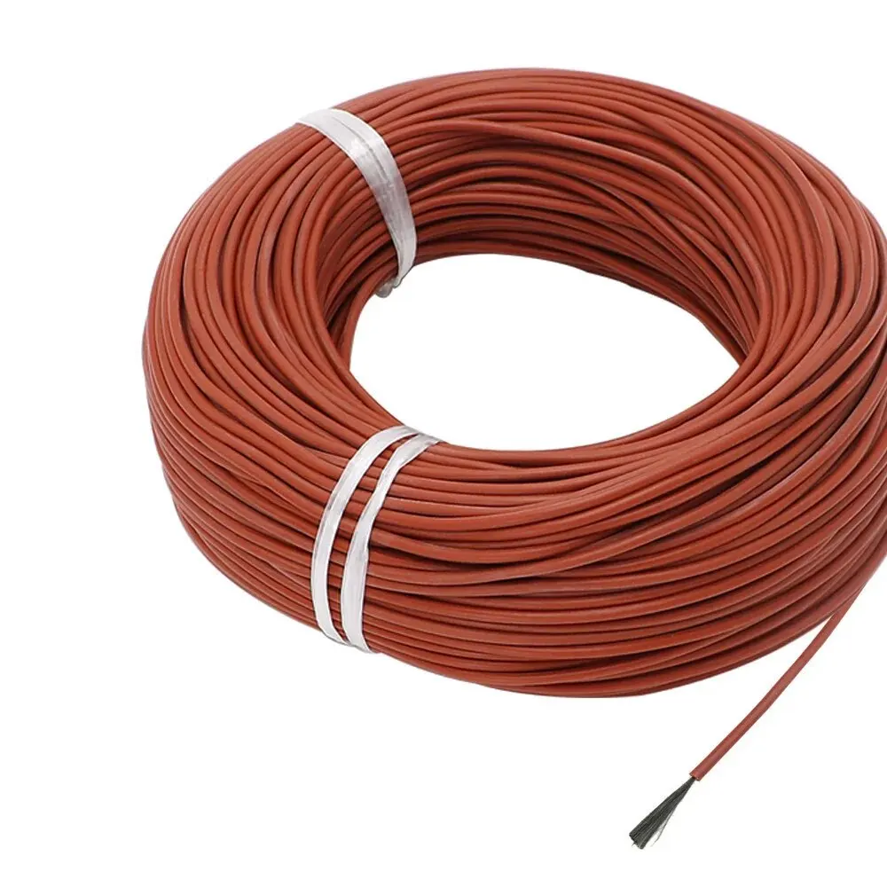 MINCO ความร้อน 5 ~ 100M อินฟราเรดคาร์บอนไฟเบอร์ความร้อน 12K 33ohm ขดลวด 3 มม.± 0.2 สายสําหรับระบบทําความร้อนพื้น