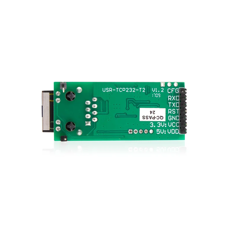 Serieel Naar Ethernet Converter Module USR-TCP232-T2 Bidirectionele Transmissie Van Seriële Ttl En RJ45 Poort