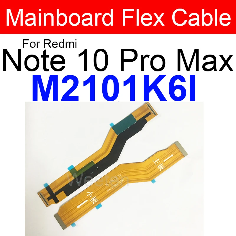Màn Hình LCD Bo Mạch Chủ Kết Nối Cáp Mềm Cho Xiaomi Redmi Note 10 Note 10S Note 10 Pro Max 5G Mainboard màn Hình LCD Hiển Thị Kết Nối Ruy Băng