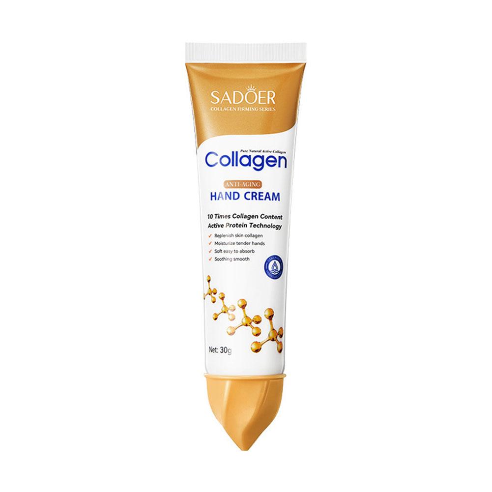 1PC 30g Collagen Hand Cream มือผิว Friming skincare Moisturizing Brightening Hydrating Hands ครีม Hand Skin Care ผลิตภัณฑ์