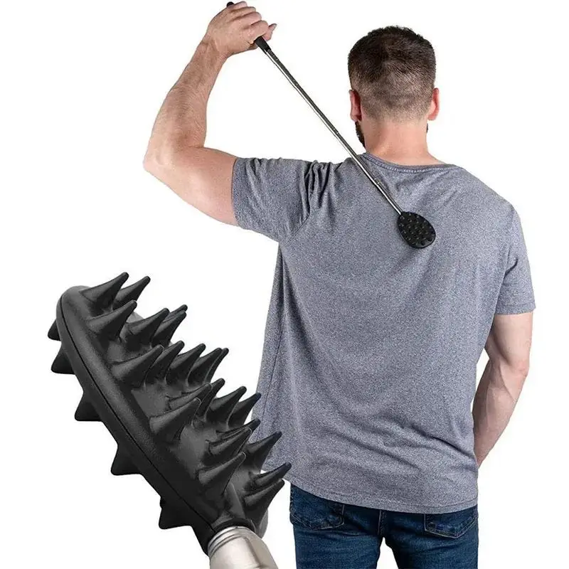 สแตนเลสปากกา Retractable Tickle,เหล็กกลับ Scratcher,แบบพกพา Telescopic Tickle นวด,ปรับ Anti-Itch Claw,Tic