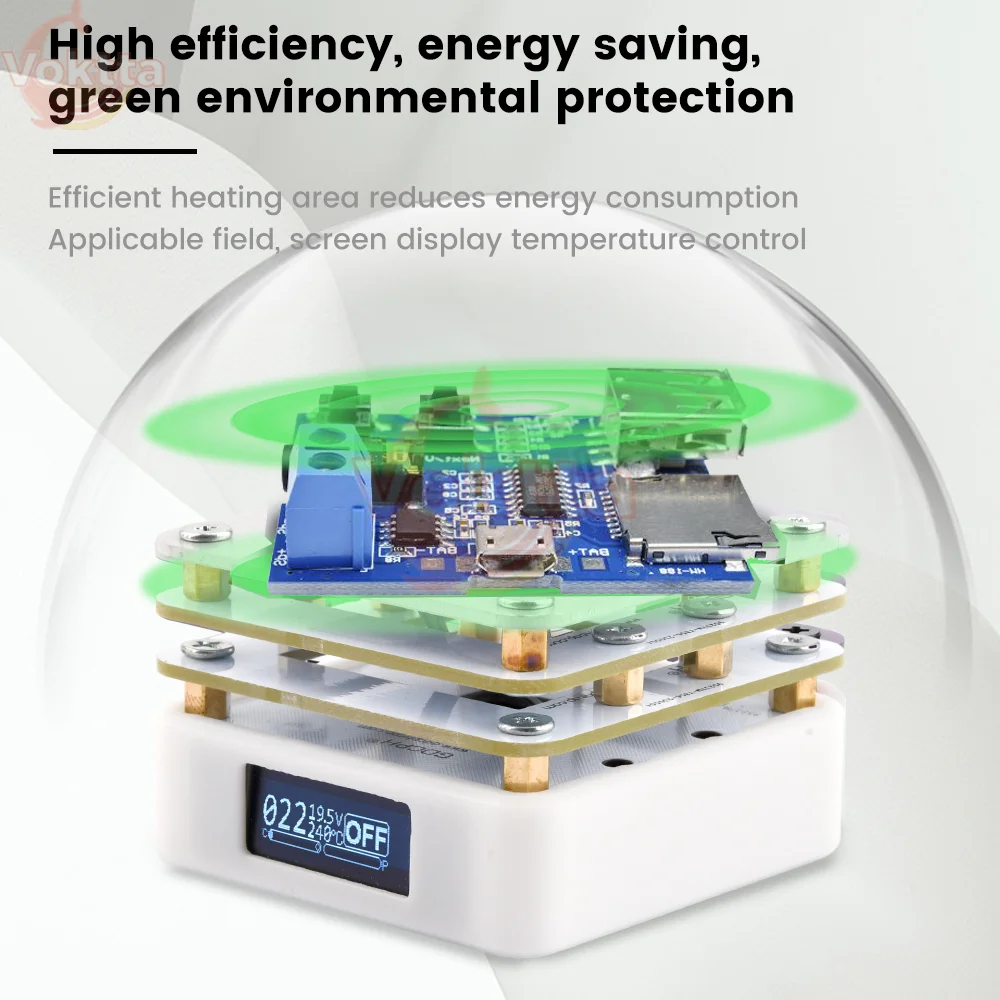MHP30 New Mini Hot Plate Preheater LED Display PCB Board Soldering Heating Plate Rework Station Preheating Platform Repair Tools