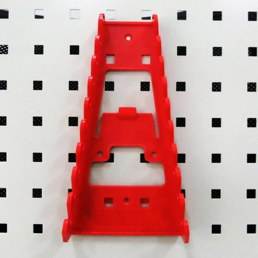 Wrench Organizer Tray Sockets Multi-slot Plastic Tool Wrench Spanner Sorter Holder Household Rail Bracket Wrench Organizer