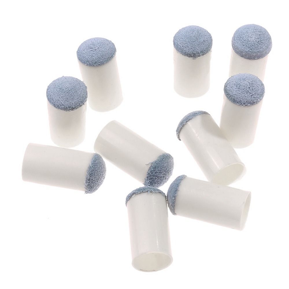 10PCS 9/10/11/12/13mm Plastic Slip-on Billiards Cue Tips Protector Pool Cue Stick Replacement Cover Billiard Snooker Accessories