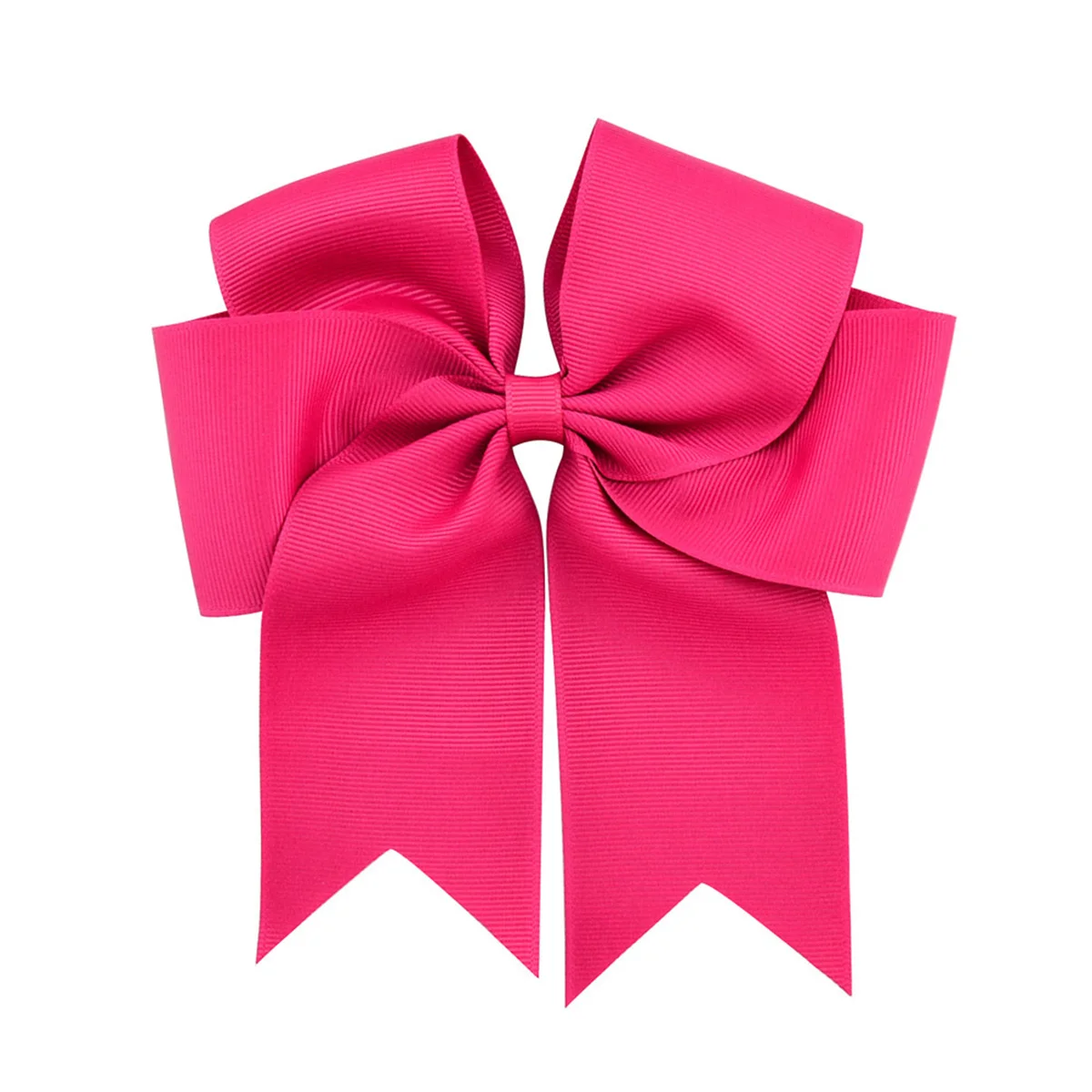 Laços de cabelo elegantes e coloridos de 6 polegadas com clipe, crianças, meninas, fita grande, grampos de cabelo, bebê, rabo de cavalo, acessórios de cabelo