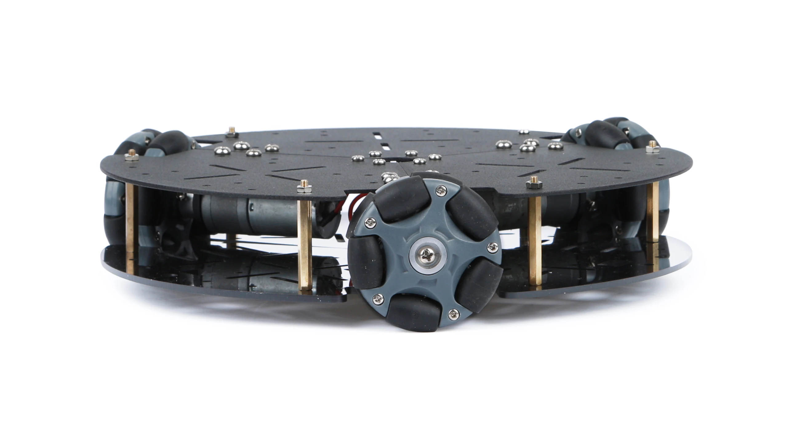 5kg Load 58mm Omnidirectional 3 Wheel Chassis With DC Motor 3WD Omni Mobile Robot Omni Robot Smart Car for Arduino Robot DIY Kit