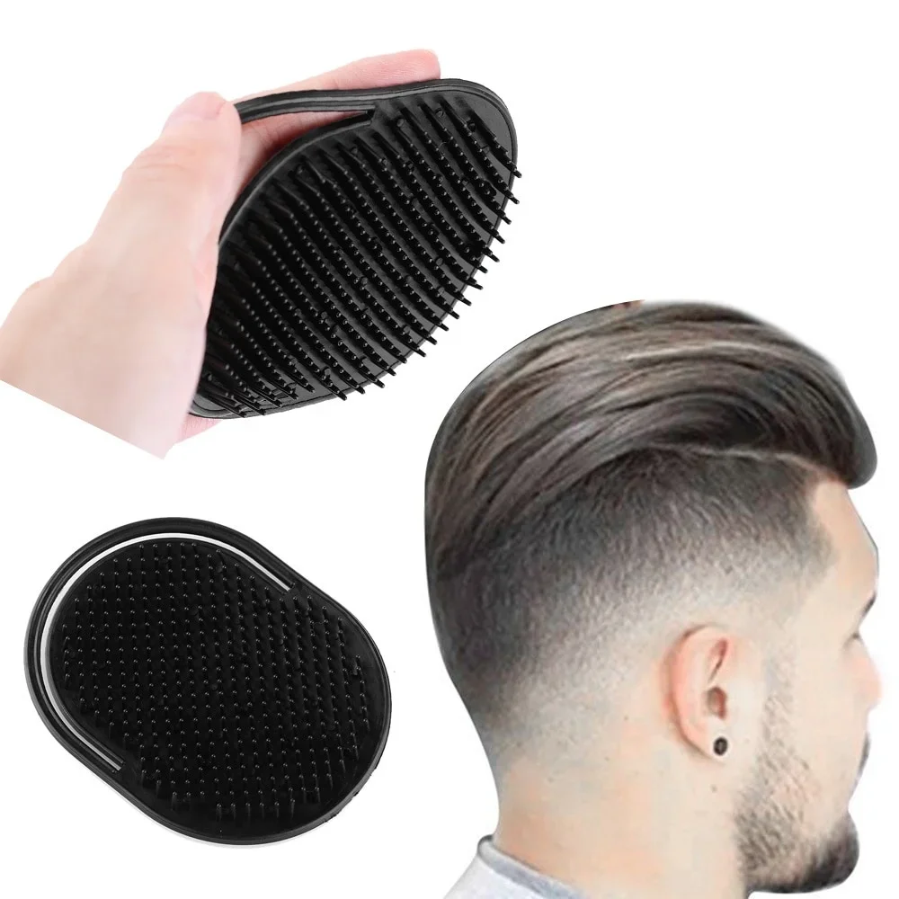 1 Cái Dầu Gội Lược Bỏ Túi Nam Râu Ria Mép Lòng Bàn Tay Massage Da Đầu Đen Hàn Du Lịch Di Động Bàn Chải Dụng Cụ Tạo Kiểu Tóc