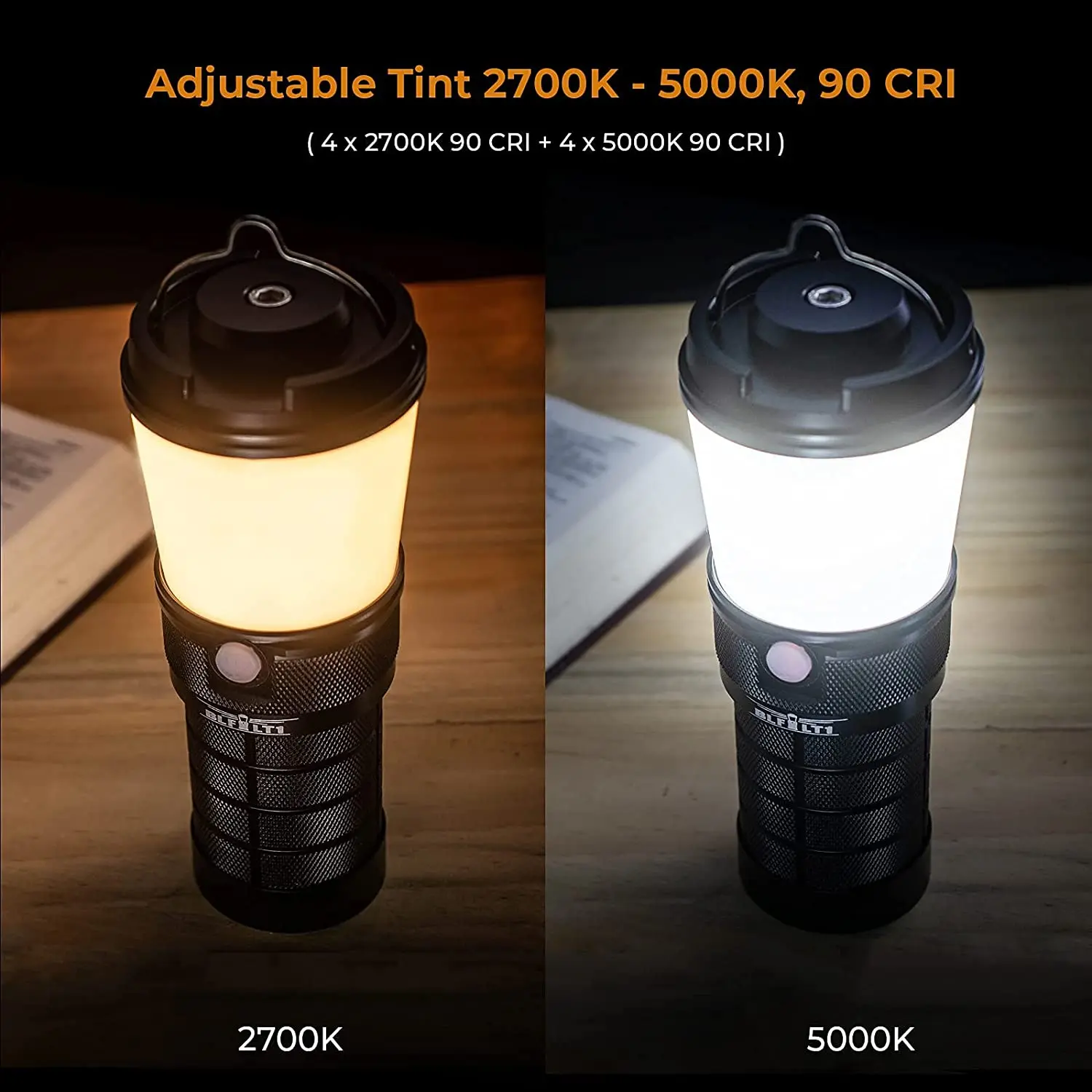 Sofirn BLF LT1 LED luz de Camping superbrillante Anduril 2,0 recargable senderismo antorcha foco Color Variable 2700K a 5000K