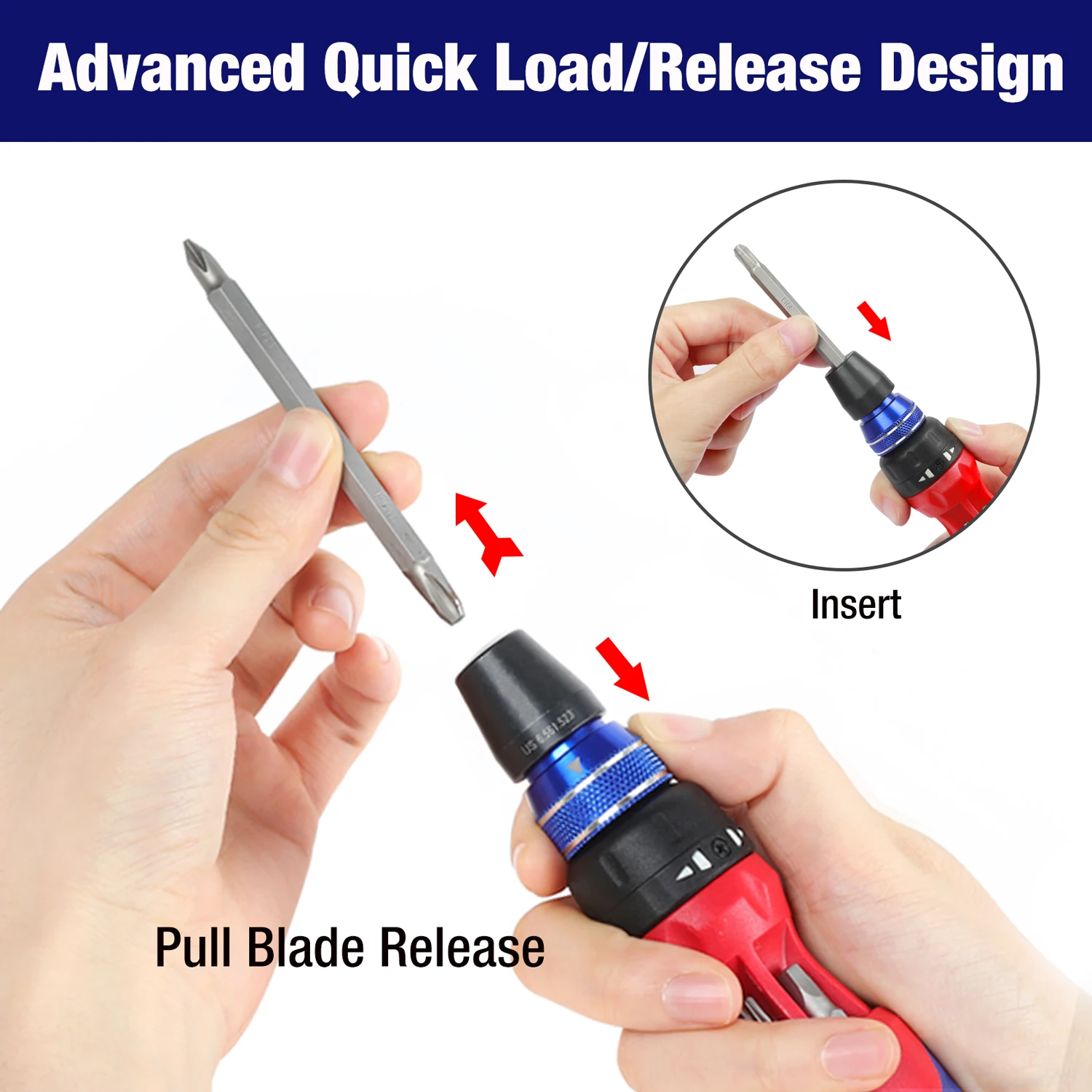 WORKPRO 12 Trong 1 Siết Vít Rãnh Phillips Tua Vít Đầu Torx Bộ Với Nhanh Tải Cơ Chế Tua Vít S2 Bit