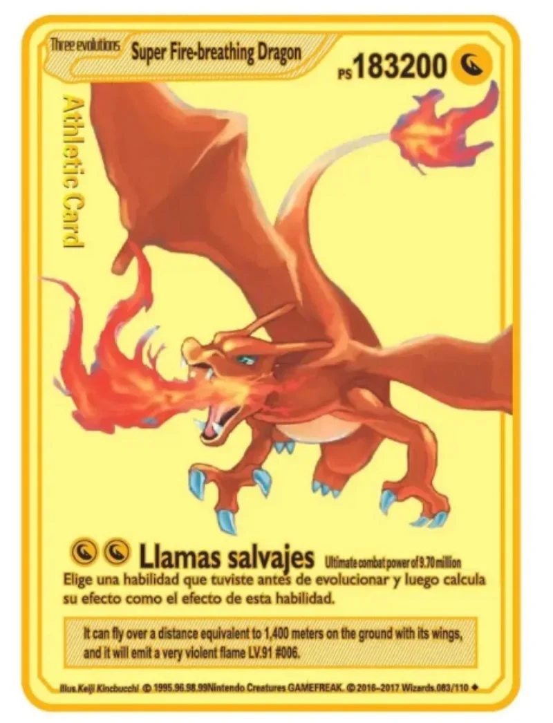 Pokemon-Metallkarten 2025, neue Pokemon-Buchstaben, englische Pokemon-Eisenkarten, Mewtwo Pikachu Gx Charizard Vmax Cartas Pokémon Vmax EX