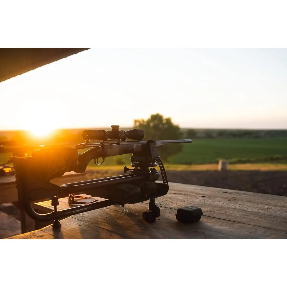 Caldwell Lead Sled DFT 2 Rifle Shooting Rest with Adjustable Ambidextrous Frame for Recoil Reduction, Sight in, and Stability