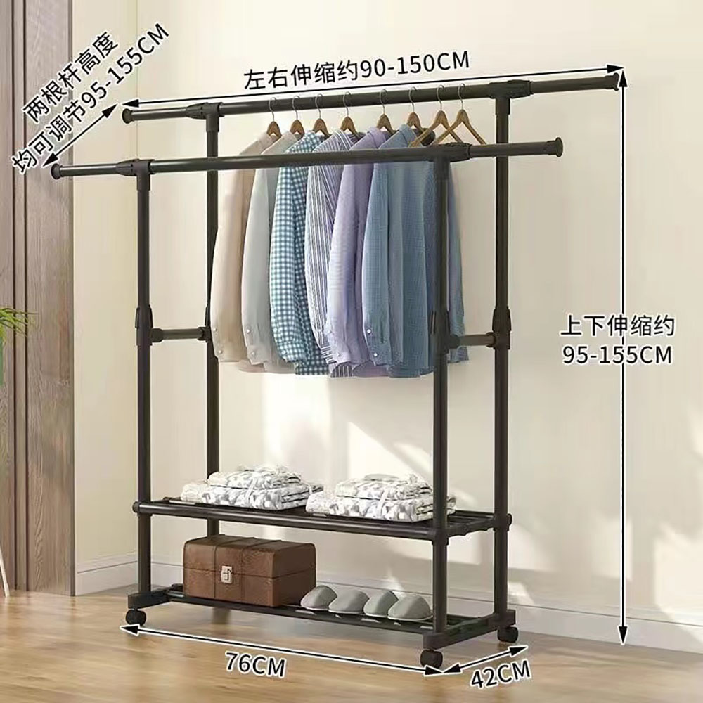 Medalha de pé rack de pano para secador nórdico, cabide de roupas ajustável interno, cabides dobráveis do quarto decorativos