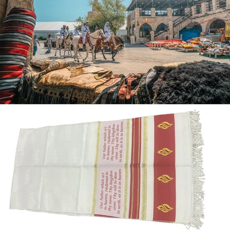 Bethlehem Gifts HolyLand Market Chal messicano para hombre Tallit The Messiah Tallit, para mujer Chal oración Tallit messiano