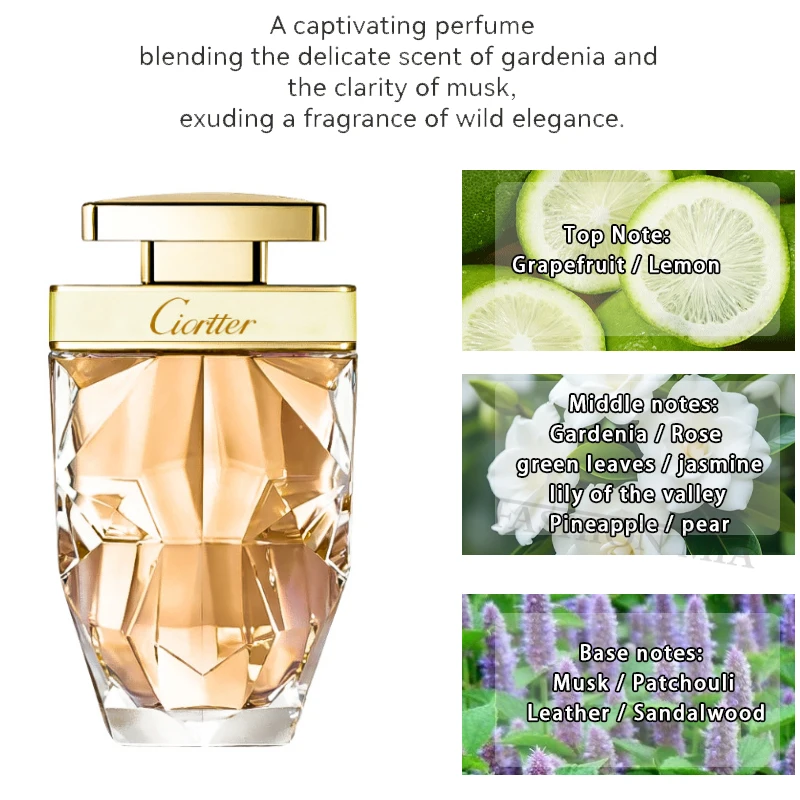 女性用チーターフレグランススプレー,ガーデン香水,ギフト,30ml