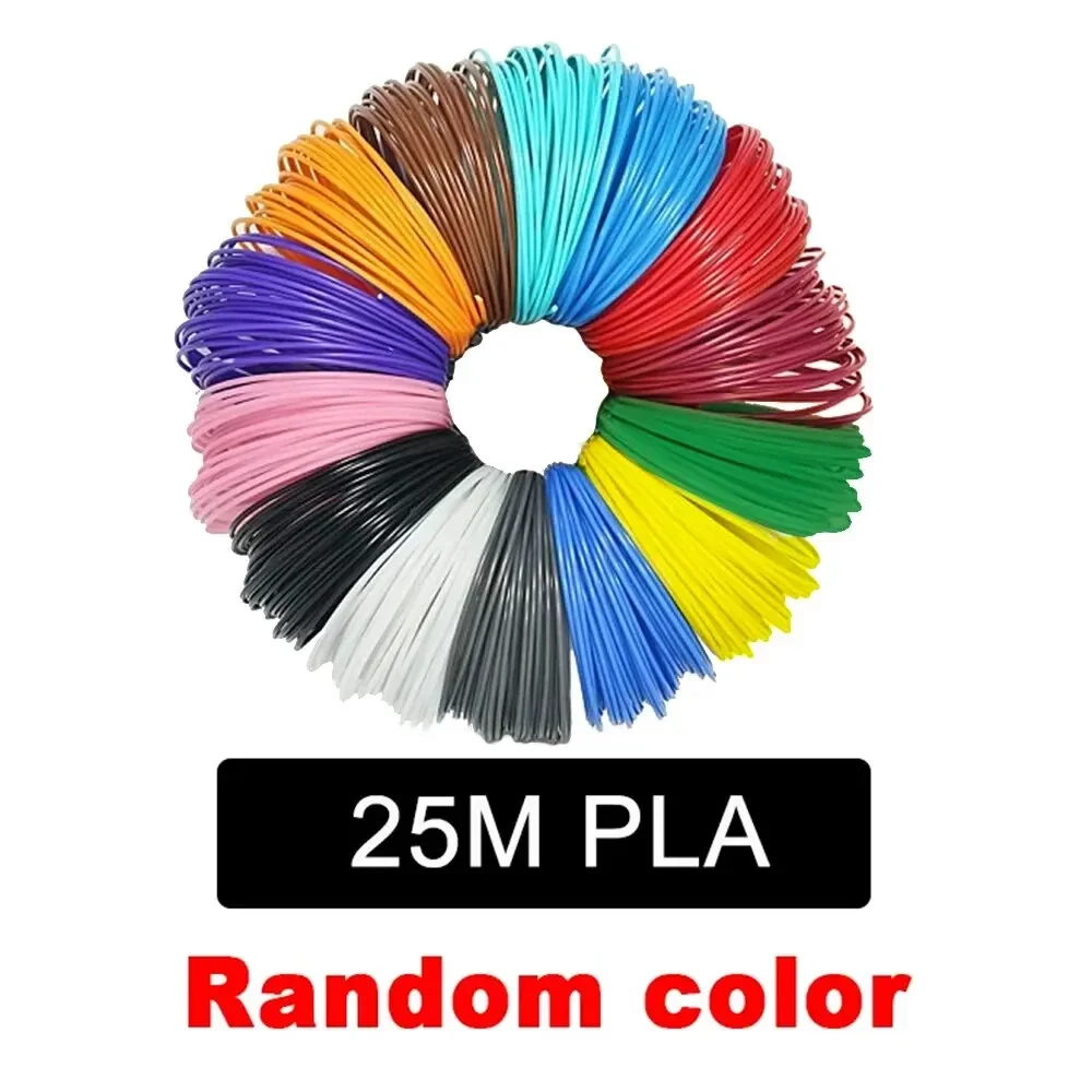 25M PLA PCL 3D Printing Pen Verbruiksartikelen Gekleurde Geurloos Veiligheid Plastic Filament Diameter 1.75mm Voor 3D Printing Pen