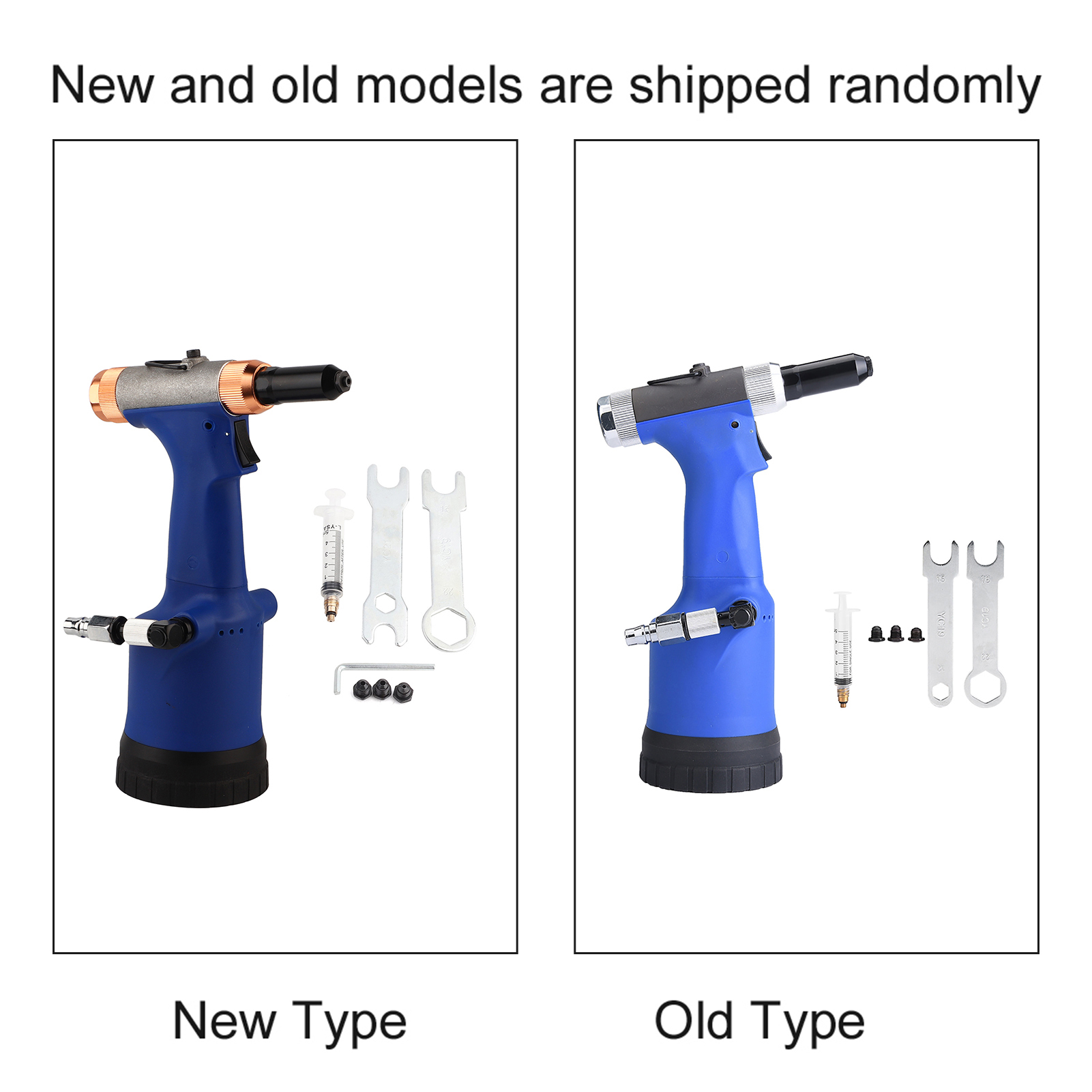 Remachadora neumática KP-708, pistola remachadora hidráulica, herramienta de remachado para remaches 2,4/3,2/4,0/4,8mm