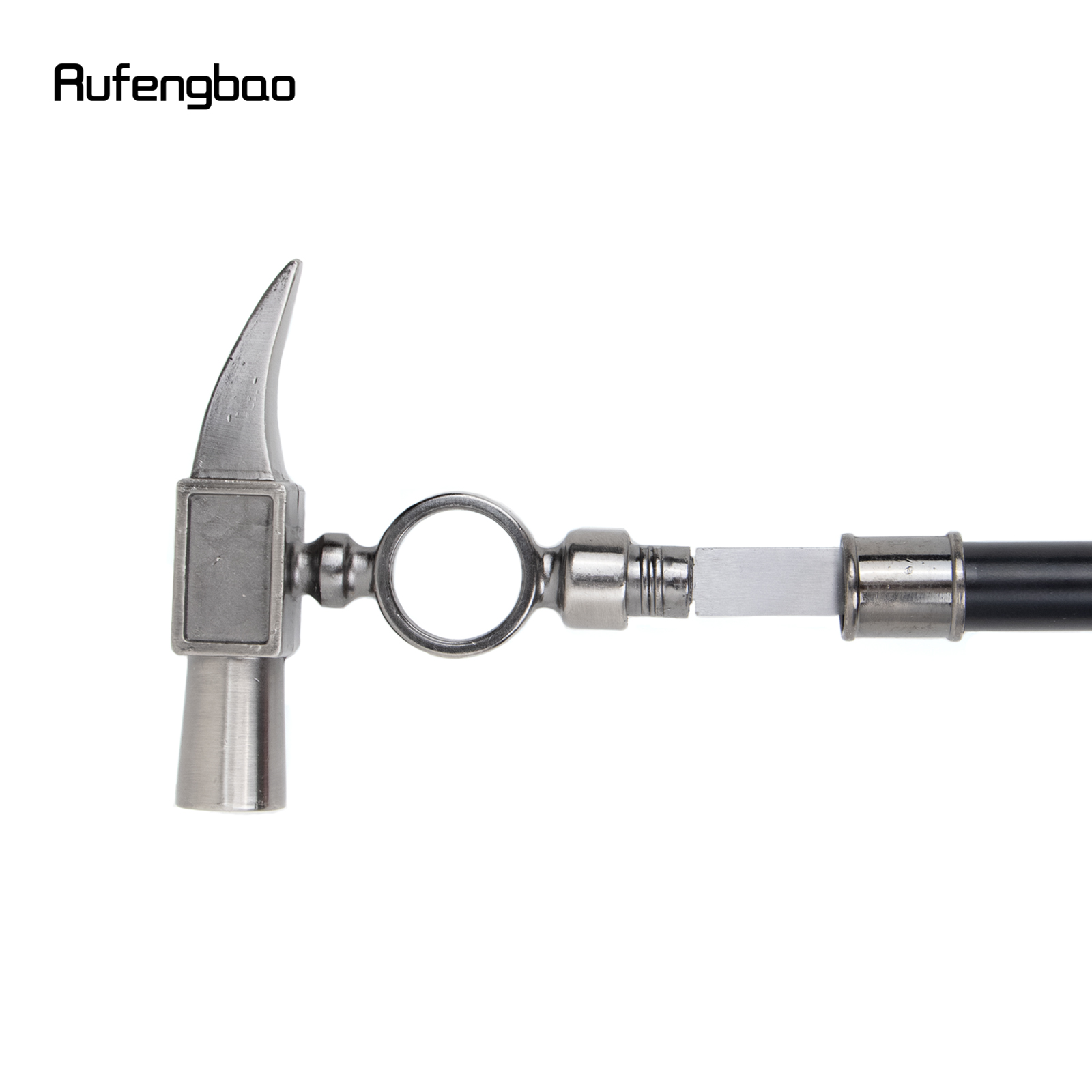 Bastón de martillo grande con placa oculta, bastón de moda de autodefensa, Cosplay de Halloween, bastón de vampiro de 93cm