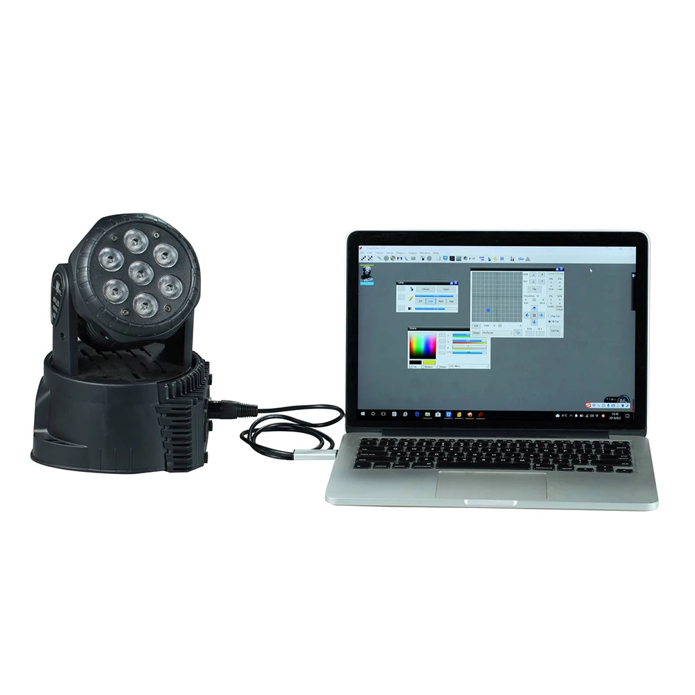 Lixada USB to DMX อะแดปเตอร์อินเทอร์เฟซ LED DMX512 คอมพิวเตอร์ PC Stage Lighting Controller Dimmer