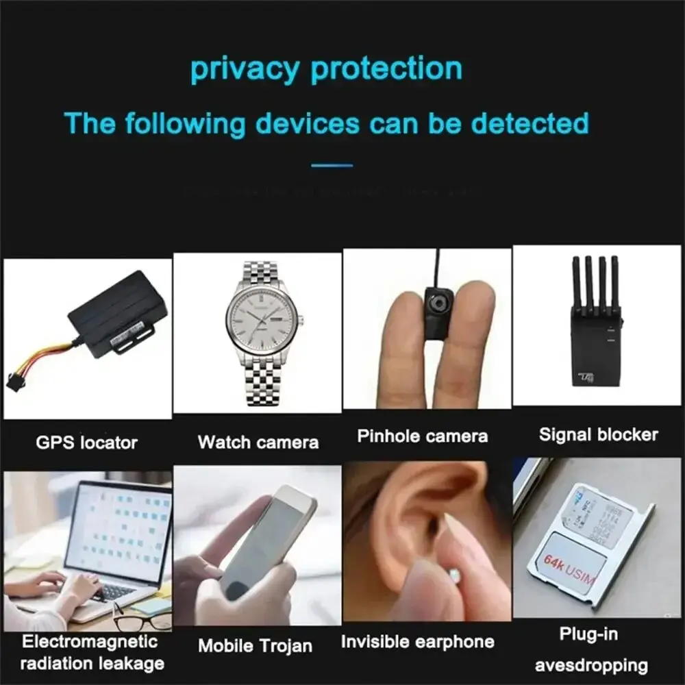 K18 Multifunktions-Anti-Candid Cam Wireless Lens Device Finder 1 MHz-6,5 GHz GSM Audio Bug Finder GPS Signal RF Tracker Erkennen