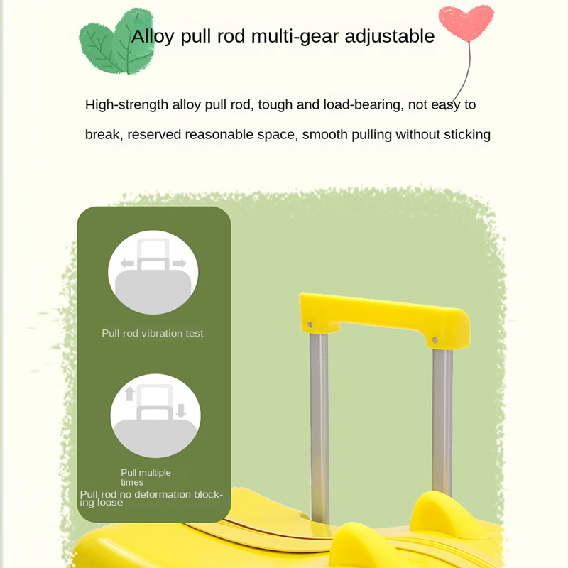Детский чемодан диаметром 18 дюймов с замком TSA из алюминиевого сплава