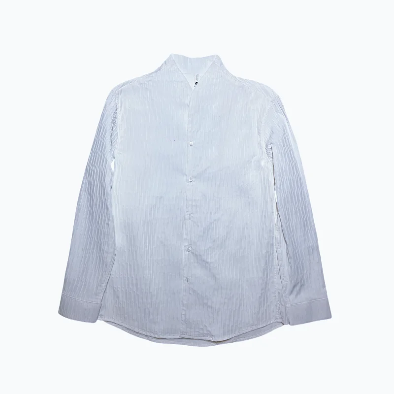 Nueva camisa Social para hombre, camisa Formal informal de negocios de estilo británico, camisa de manga larga lujosa y ajustada, Tops de vestir, camisa 4XL-M