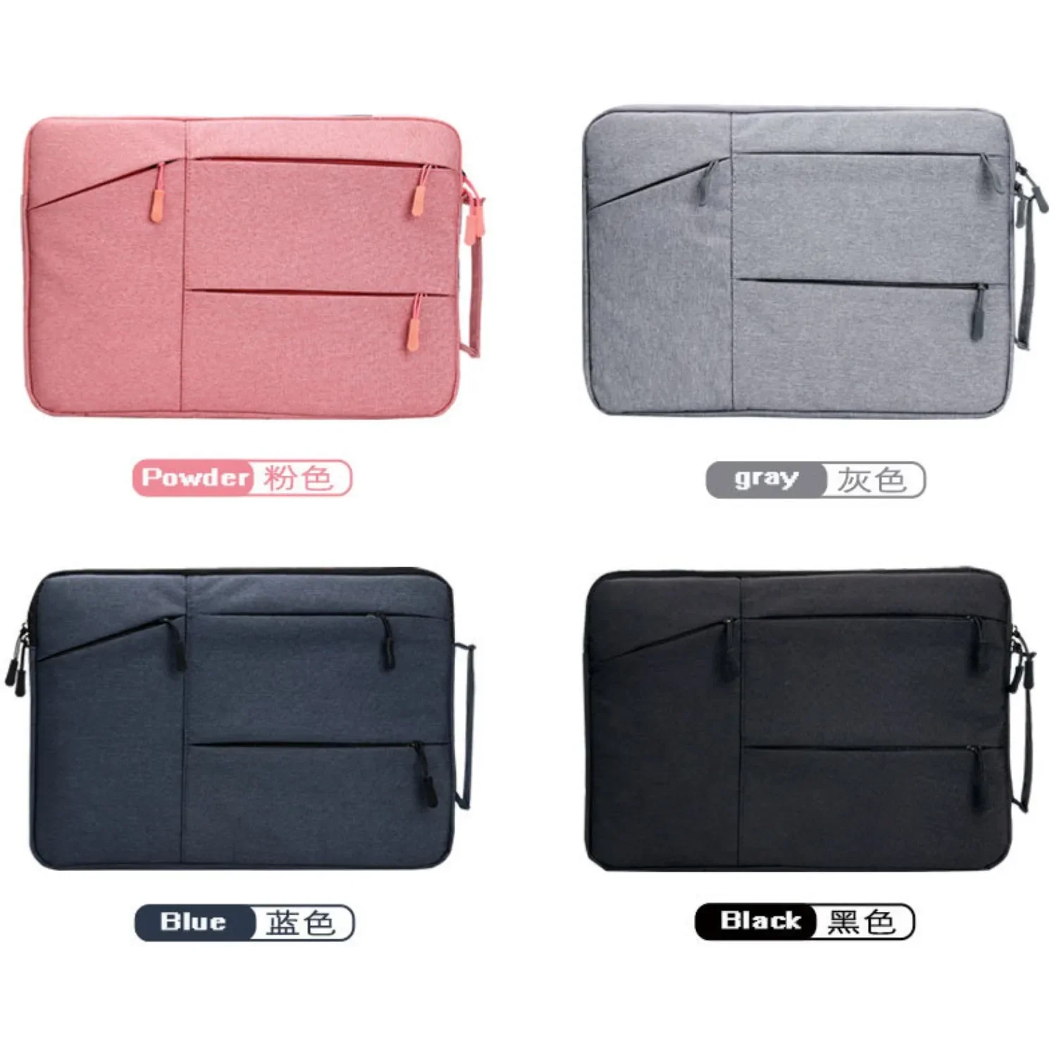 Tragbare Laptoptasche 14 15 15,6 Zoll für MacBook Pro Huawei Xiaomi Mac Book M1 Laptoptasche Notebookzubehör Laptop-Hülle