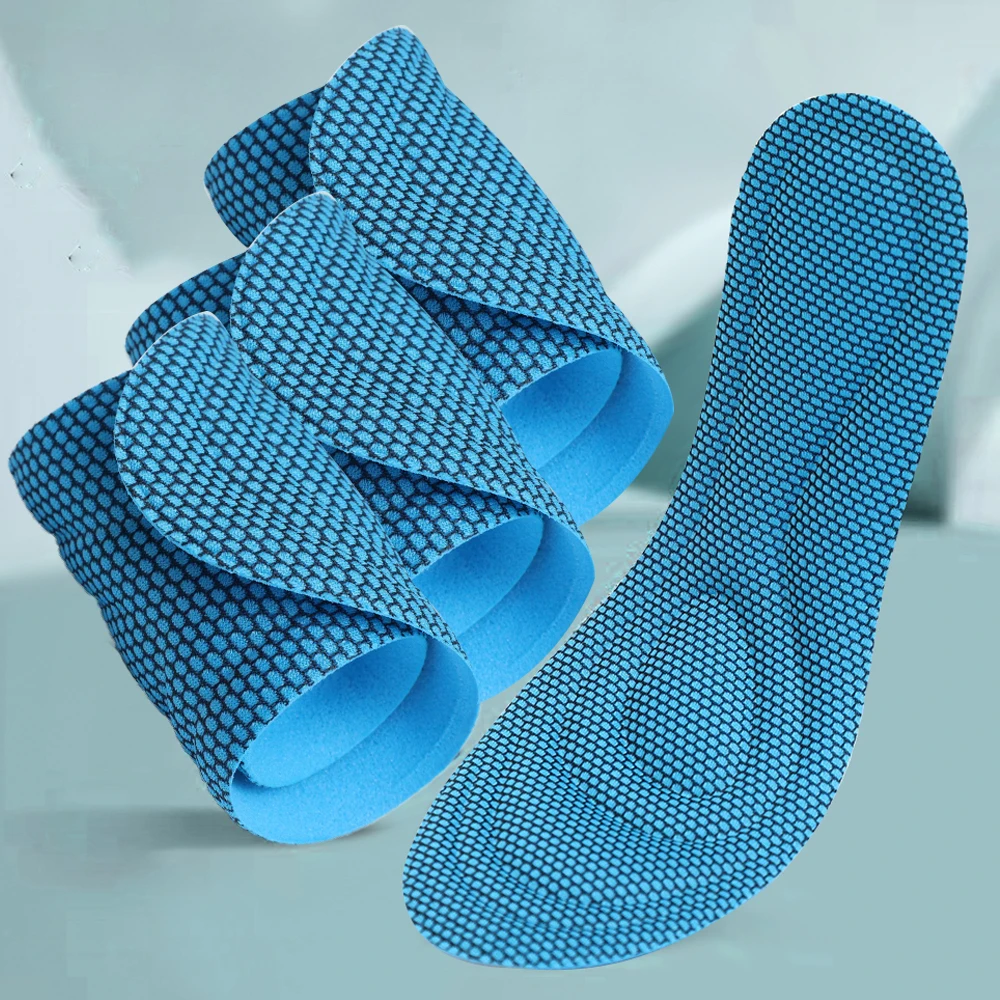 Customizable Shock-absorbing Shoe Insoles with Nano-antibacterial Deodorizing Sweat-absorbing Properties Suitable for Running