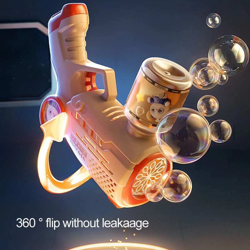 ฤดูร้อนใหม่ Bubble Gun สเปรย์ไฟฟ้า Bubbles เครื่องอัตโนมัติ Bubble Gun ของเล่นกลางแจ้ง Bubble ของเล่นเด็กของขวัญ