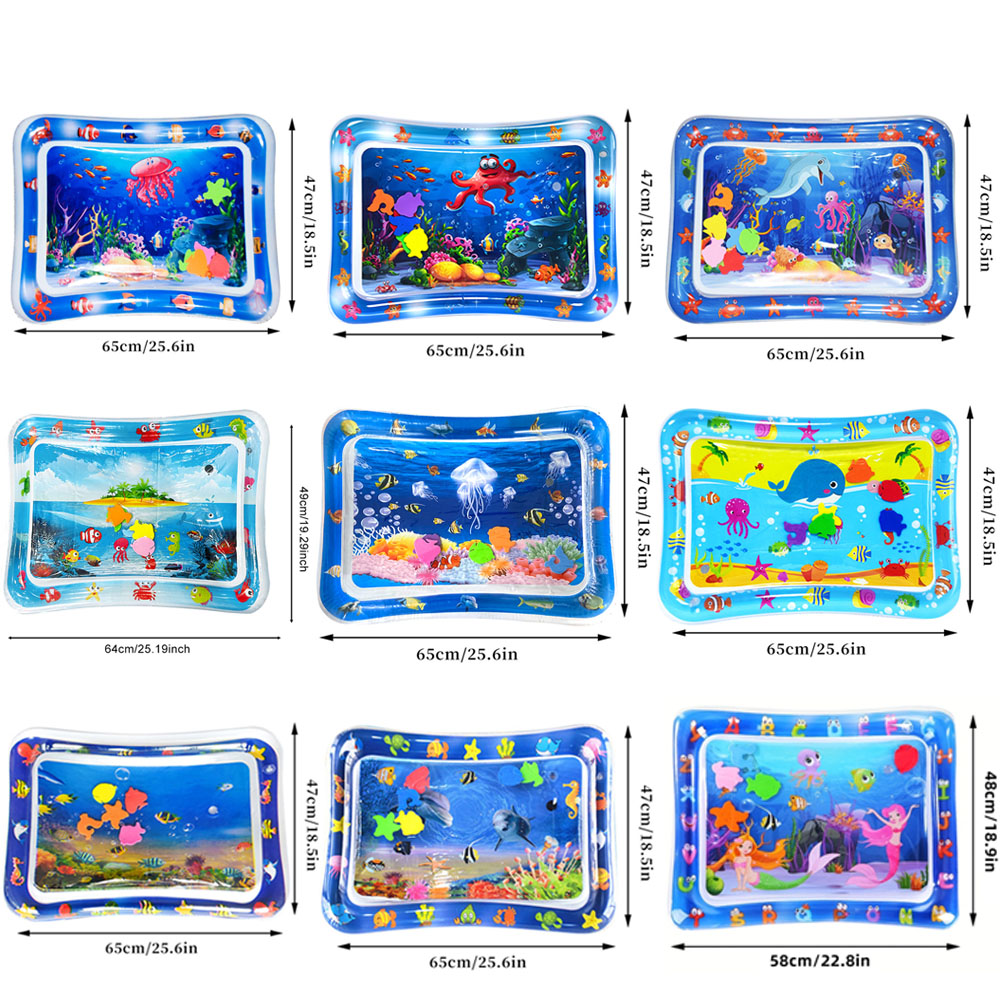 1 st Opblaasbare PVC Speelkleed Baby Spelen Water Mat Peuter Pad Kids Vroege Onderwijs Activiteit Speelgoed Mat Kussen Gift