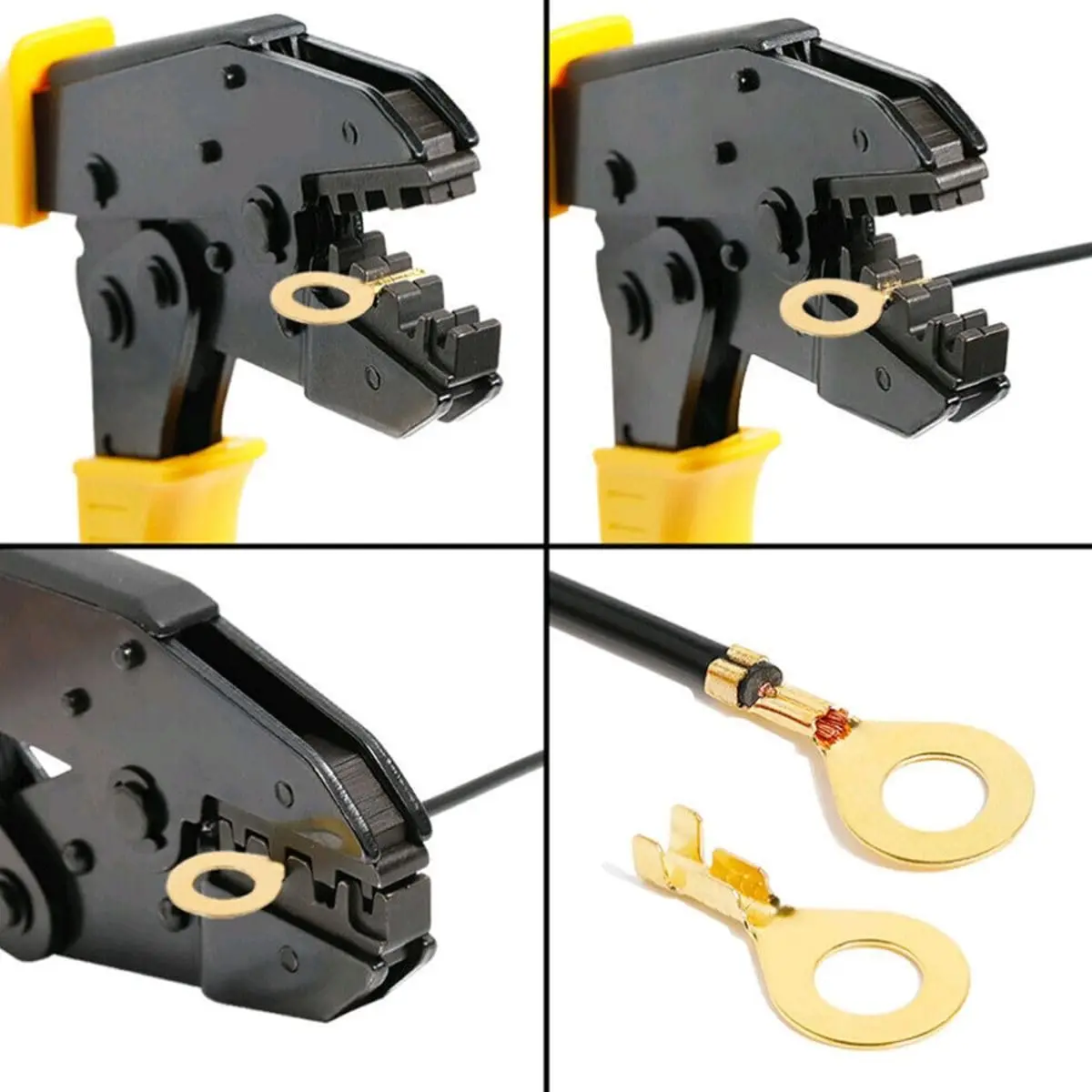 150 unids/set bloque de terminales redondo DJ431 terminales de terminales tipo O conector prensado en frío lengüeta de cobre cableado conjunto de combinación de nariz nuevo