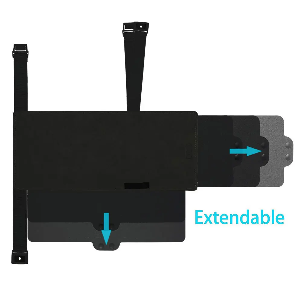 Car Sun Visor Extender Sunshade Extension Board Shield Blocker Front Side Window Shade Anti Glare Sun Visor Extender