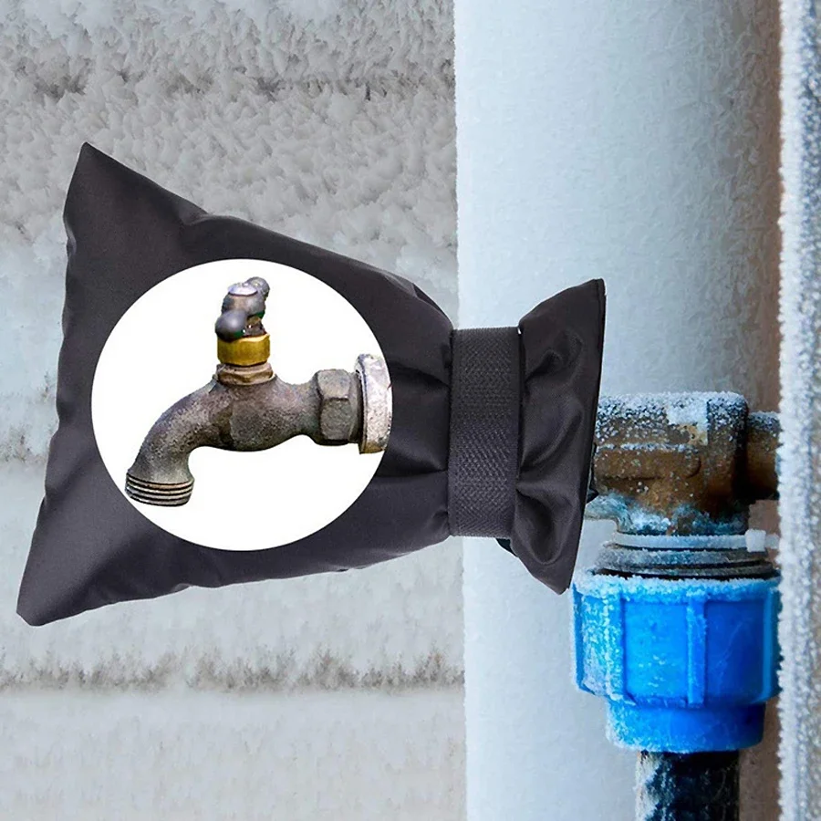 Capa de torneira externa, isolamento de proteção contra congelamento de inverno para torneiras de água, protetor de torneira de jardim