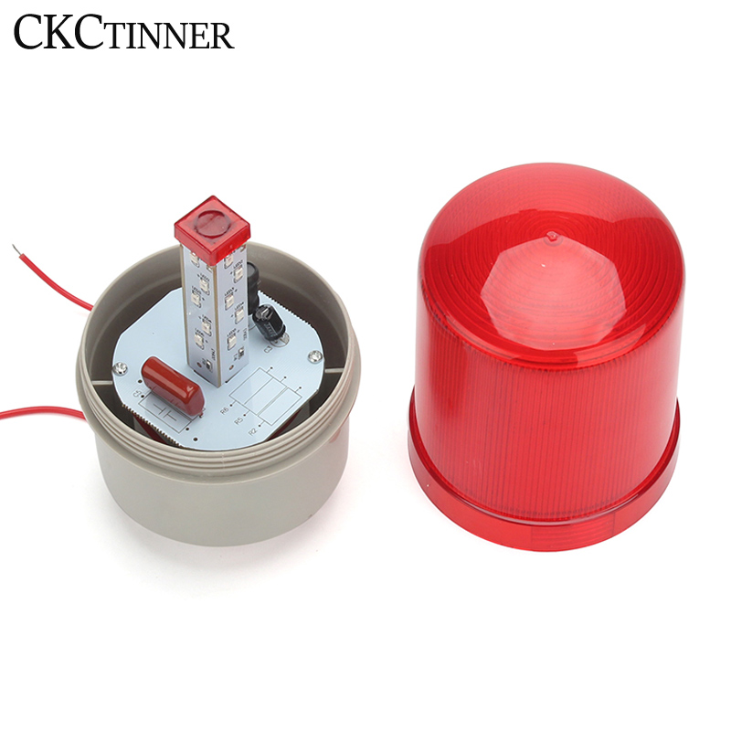 ストロボ信号警告灯 12V 24V 220V LTE-1101J サイレン音と Rotl 警告灯ランプ ブザー付き警告