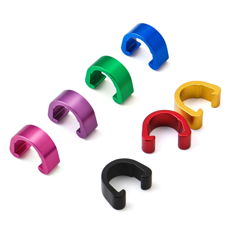 MUQZI 10 Chiếc MTB Xe Đạp Khung Xe Đạp U Khóa Cho Phanh Cáp Nhà Ở Vòi Ống Sang Số Cáp Hướng Dẫn Viên Nút Cố Định ống Kẹp