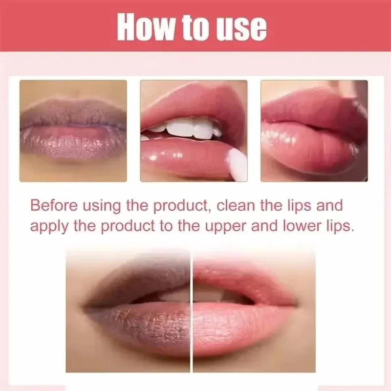 Fast Lightening Pink Mouth Lips Serum Bleaching Permanent Remove Dark Smoke Lips Lip Balm Moisturize Gloss Lipstick Lip Mask