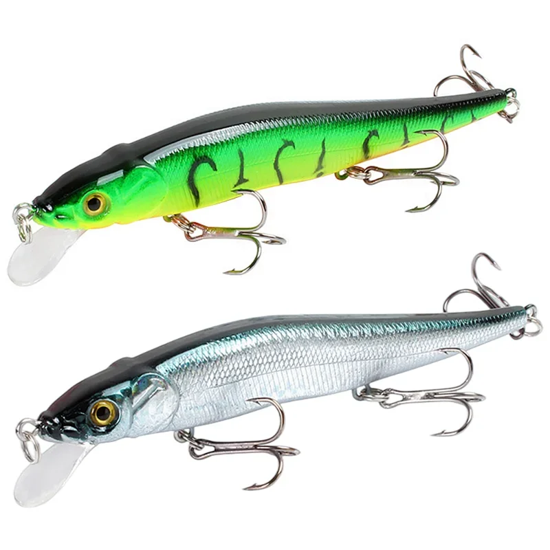 1 шт., рыболовная приманка 11,5 см/14 г, воблеры Minnow Crankbait, 3D глаза, искусственная приманка для окуня, приманка для щуки, карпа, приманка для плавания, рыбалка Pesca