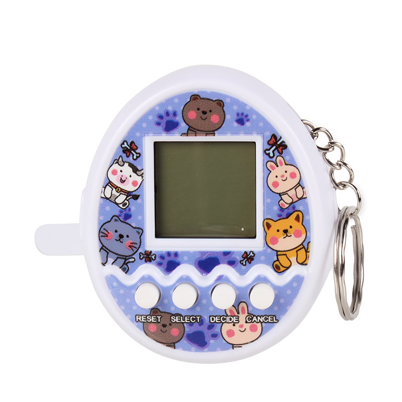 HOT SALE Tamagotchi Electronic Pet Machine Mini Handheld Electronic Game Machine Pet Egg Virtual Pet Raising Keychain Toys