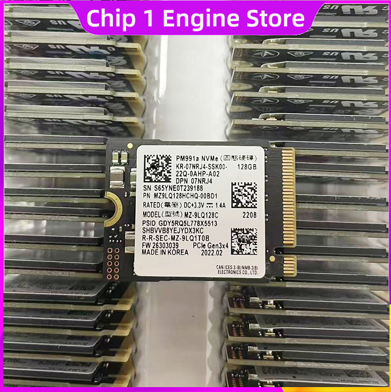 Unidad interna de estado sólido PM991A 128G 2230 M.2 PCIE3.0x4 NVME SSD se utiliza para Surface Pro 7 + Steam Deck cámara hecha a mano cfe