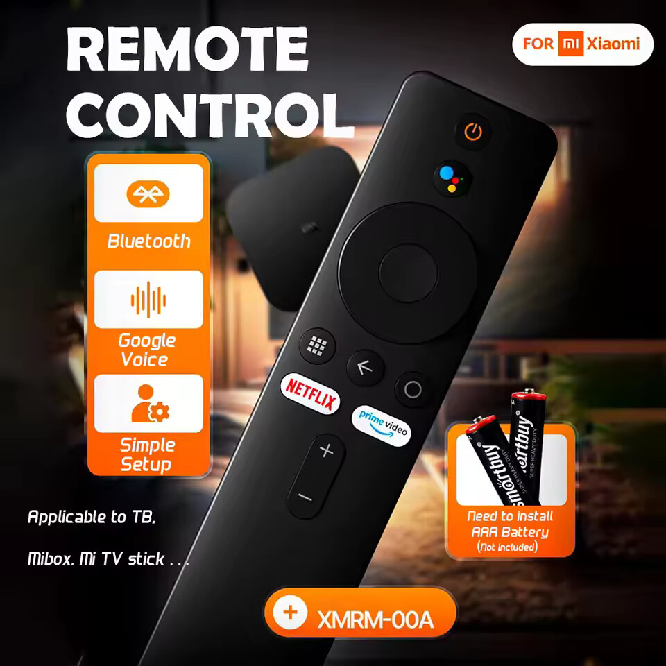 2026 MRSVI XMRM-006 Bluetooth Voice Remote Control For Xiaomi MI Box S MI TV Stick 4K Smart TV 4X Android With Google Assistant