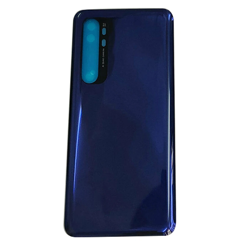Neue Abdeckung 6,47 "Für Mi Hinweis 10 Lite Batterie Abdeckung Hinten Glas Tür Gehäuse M2002F4LG für Mi Hinweis 10 Lite zurück Batterie Abdeckung
