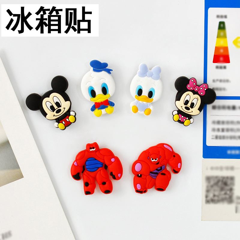 Disney Mickey Minnie Fridge Magnet Home Decore Mini Refrigerator Home Decoration Sticker Cute Magnets For Fridge Souvenir